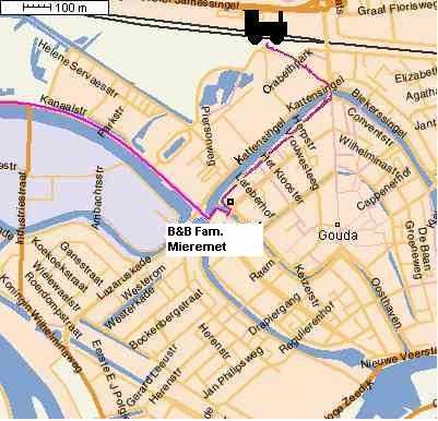 map to Fam. Mieremet in the centre